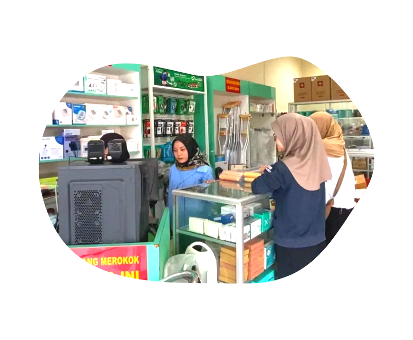 Two Girls working together